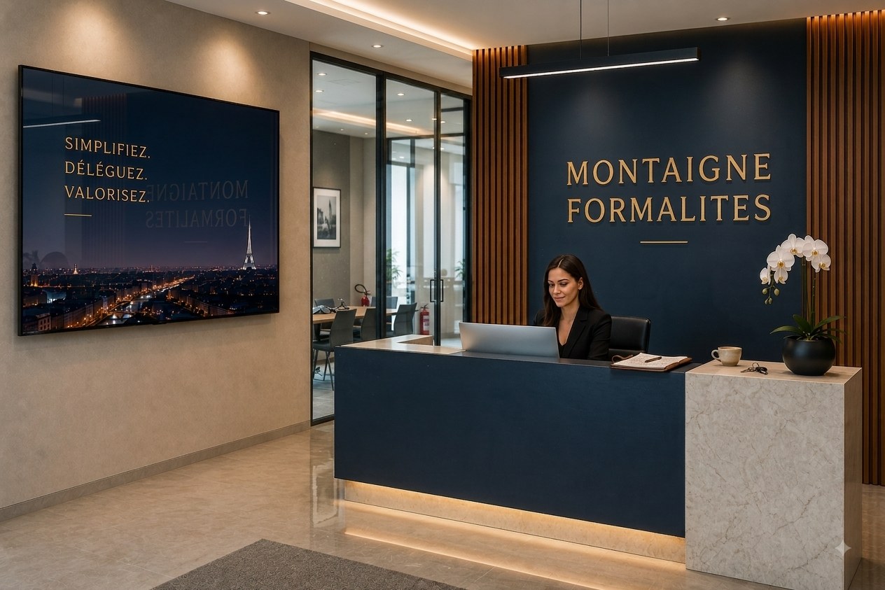 Locaux de Montaigne Formalités à Paris